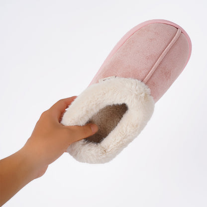 Arrival Wool Mouth Stretch Band Fluffy Slippers Home Non Slip Warm Cotton Slippers Winter Women Thickened Velvet Cotton Slippers